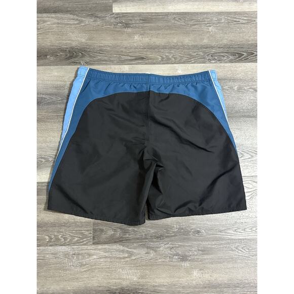 Vintage Nike Silver Tab Striped Swimming Trunks Swim Shorts Summer - Men XXL 2XL - Picture 8 of 8